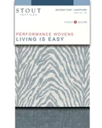 Living Is Easy Moonstone Sapphire Stout Fabric