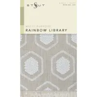 Rainbow Library Brich Taupe Stout Fabric