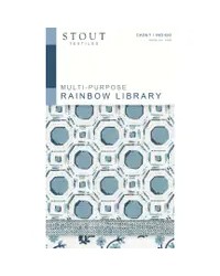 Rainbow Library Cadet Indigo Stout Fabric