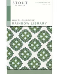 Rainbow Library Celadon Bottle Stout Fabric