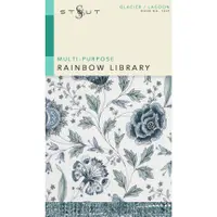 Rainbow Library Glacier Lagoon Stout Fabric