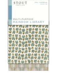 Rainbow Library Opal Caribbean Fabric Rainbow Library Opal Caribbean Fabric