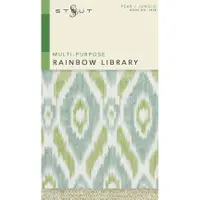 Rainbow Library Pear Jungle Fabric