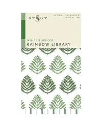Rainbow Library Spring Evergreen Stout Fabric