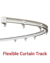 Flexible Curtain Track and Superflex