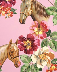 Blossom Stables Pink 9040c by  Koeppel Textiles 