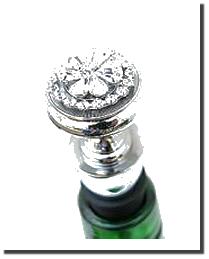 Swarovski Crystals Bottle Stopper by   
