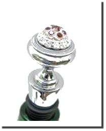 Smoky Topaz Bottle Stopper by   