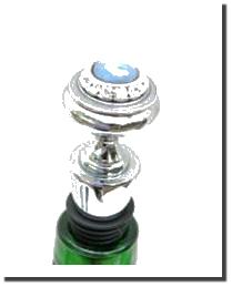 Sapphire Bottle Stopper by   