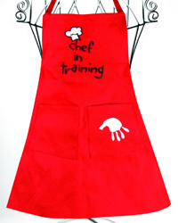 Chef In Training Child Apron by   