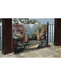 The Victorian Garden Tapestry Throw w/Verse by   