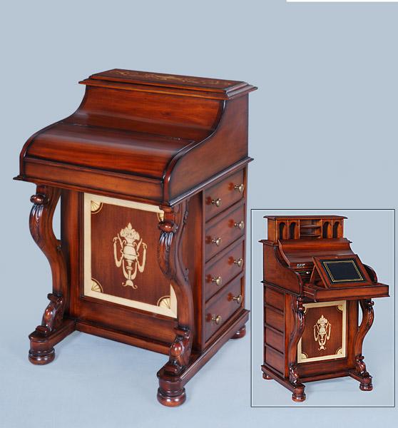 Inlaid Davenport Desk Furniture