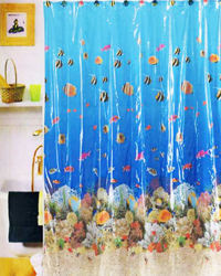 Sealife Shower Curtain by   