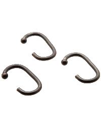 C Shower Curtain Hooks Oil Rubbed Bronze by   