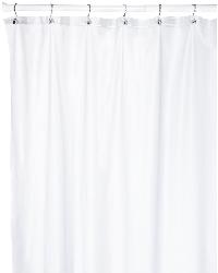 Extra Long 10 Gauge Vinyl Shower Curtain Liner Frost Clear by   