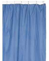 Hotel Quality 8 Gauge Vinyl Shower Curtain Liner Navy by   
