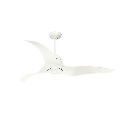 Casablanca Fan Co Stingray 60in Porcelain White Fan in Stingray 59143 Blade Material: Plastic