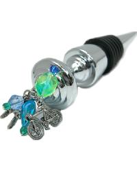 Bicycle Wine Stopper by   
