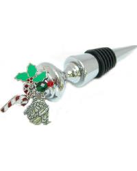 Santa Wine Stopper by   