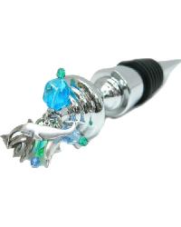 Whales and Dolphins Wine Stopper by   