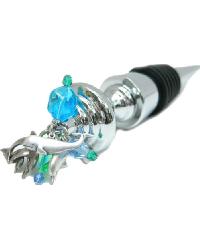 Whales and Dolphins Wine Stopper by   