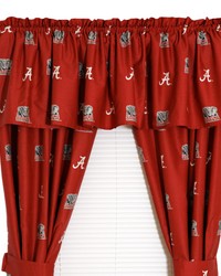Alabama Crimson Tide Printed Curtain Panels 42 in  x 63 in  by   