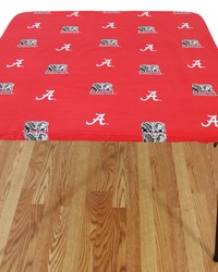 Alabama Crimson Tide Card Table Cover  33 in  x 33 in  by   