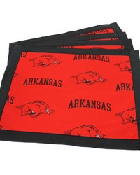 Arkansas Razorbacks Placemat w Border Set  of 4 by   