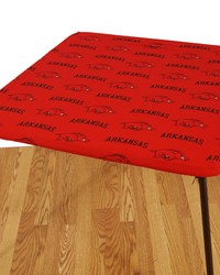 Arkansas Razorbacks Card Table Cover  33 in  x 33 in  by   