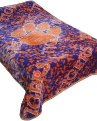 Clemson Tigers Throw Blanket   Bedspread by   