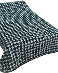 Houndstooth Throw Blanket   Bedspread by   