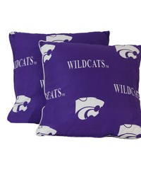 Kansas State Wildcats 16 in  x 16 in  Decorative Pillow  Includes 2 Decorative Pillows by   