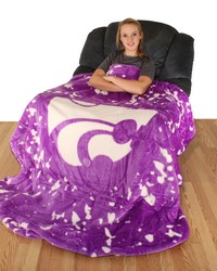 Kansas State Wildcats Throw Blanket   Bedspread by   