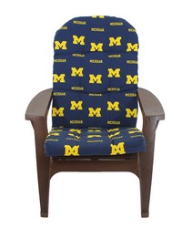 Michigan Wolverines Adirondack Cushion by   