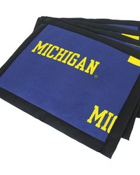 Michigan Wolverines Placemat w Border Set  of 4 by   