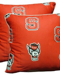 North Carolina State Wolfpack 16 in  x 16 in  Decorative Pillow  Includes 2 Decorative Pillows by   