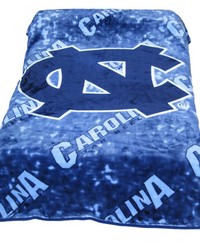 North Carolina Tar Heels Throw Blanket   Bedspread by   