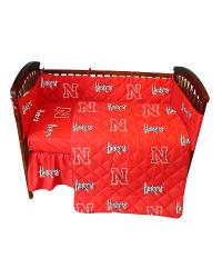 Nebraska Cornhuskers Crib Bedding Set by   