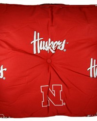 Nebraska Huskers Floor Pillow by   