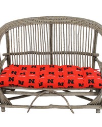 Nebraska Huskers Settee Cushion by   