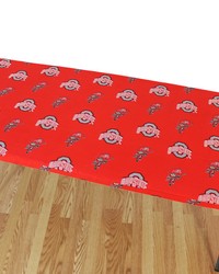 Ohio State Buckeyes 6 Table Cover  72 in  x 30 in  by   