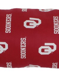 Oklahoma Sooners Printed Body Pillow  20 in  x 60 in  by   