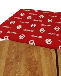 Oklahoma Sooners Card Table Cover  33 in  x 33 in  by   