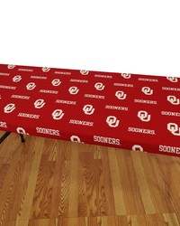 Oklahoma Sooners 6 Table Cover  72 in  x 30 in  by   