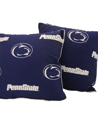 Penn State Nittany Lions 16 in  x 16 in  Decorative Pillow  Includes 2 Decorative Pillows by   