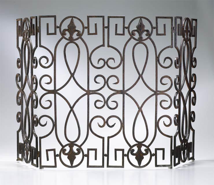 Wrought Iron Fire Screen 00769 Accessories