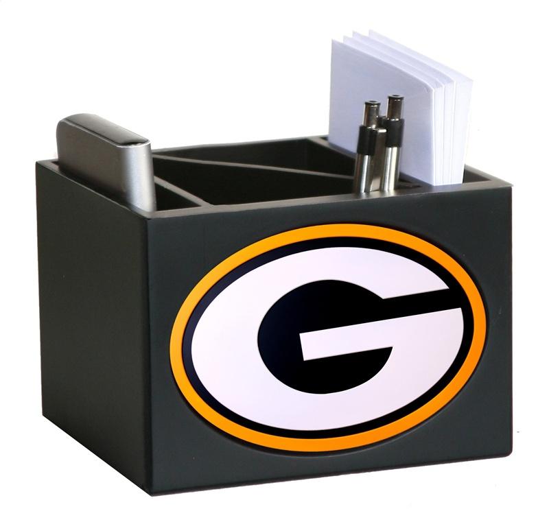 Green Bay Packers Desk Organizer Sports Decor
