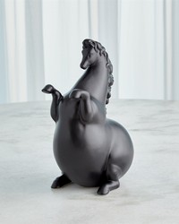 Andalusian Horse Matte Black by   