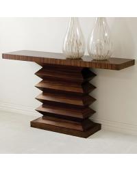 Zig Zag Console Table by   
