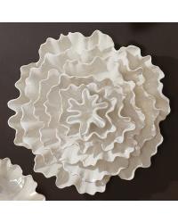 Carnation Wall Flower Pearl White by   